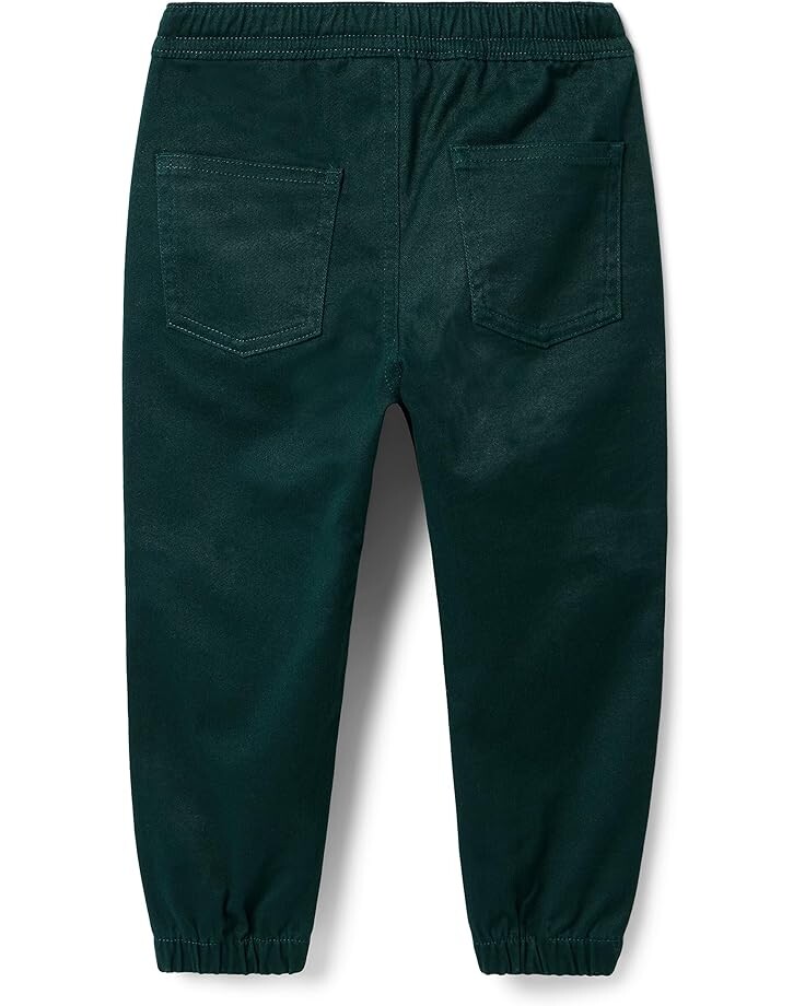 

Брюки Janie and Jack Twill Joggers, зеленый
