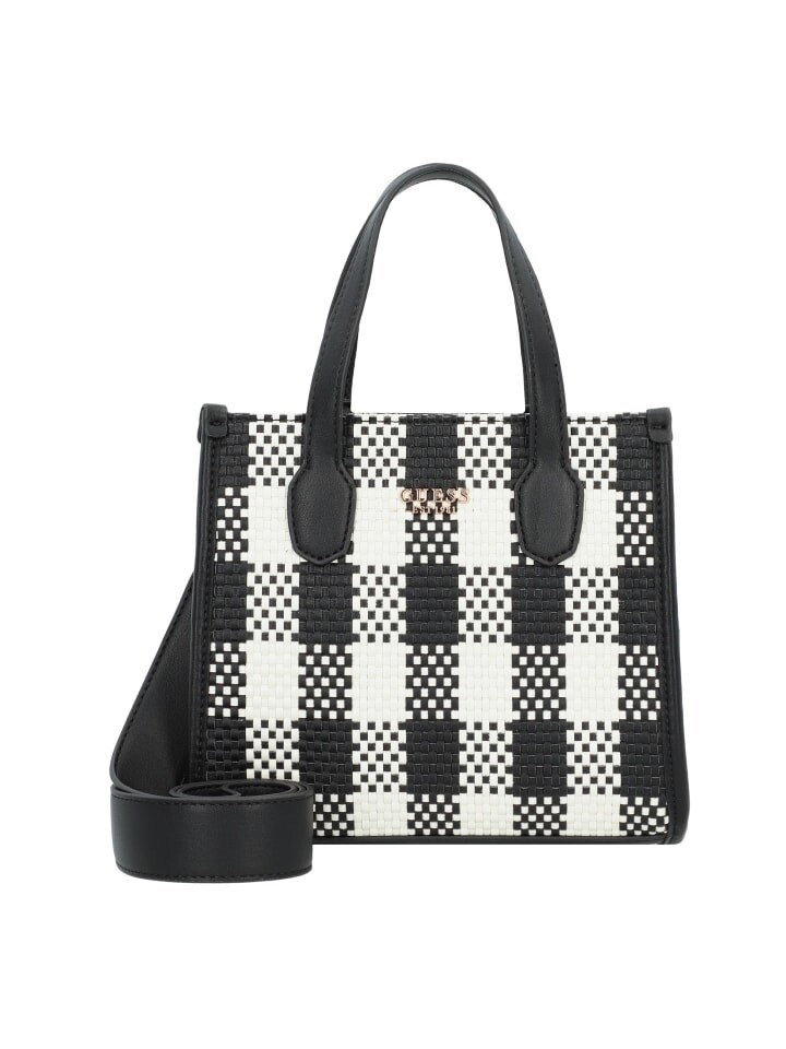 

Сумочка Guess Silvana 20 cm, цвет black multi
