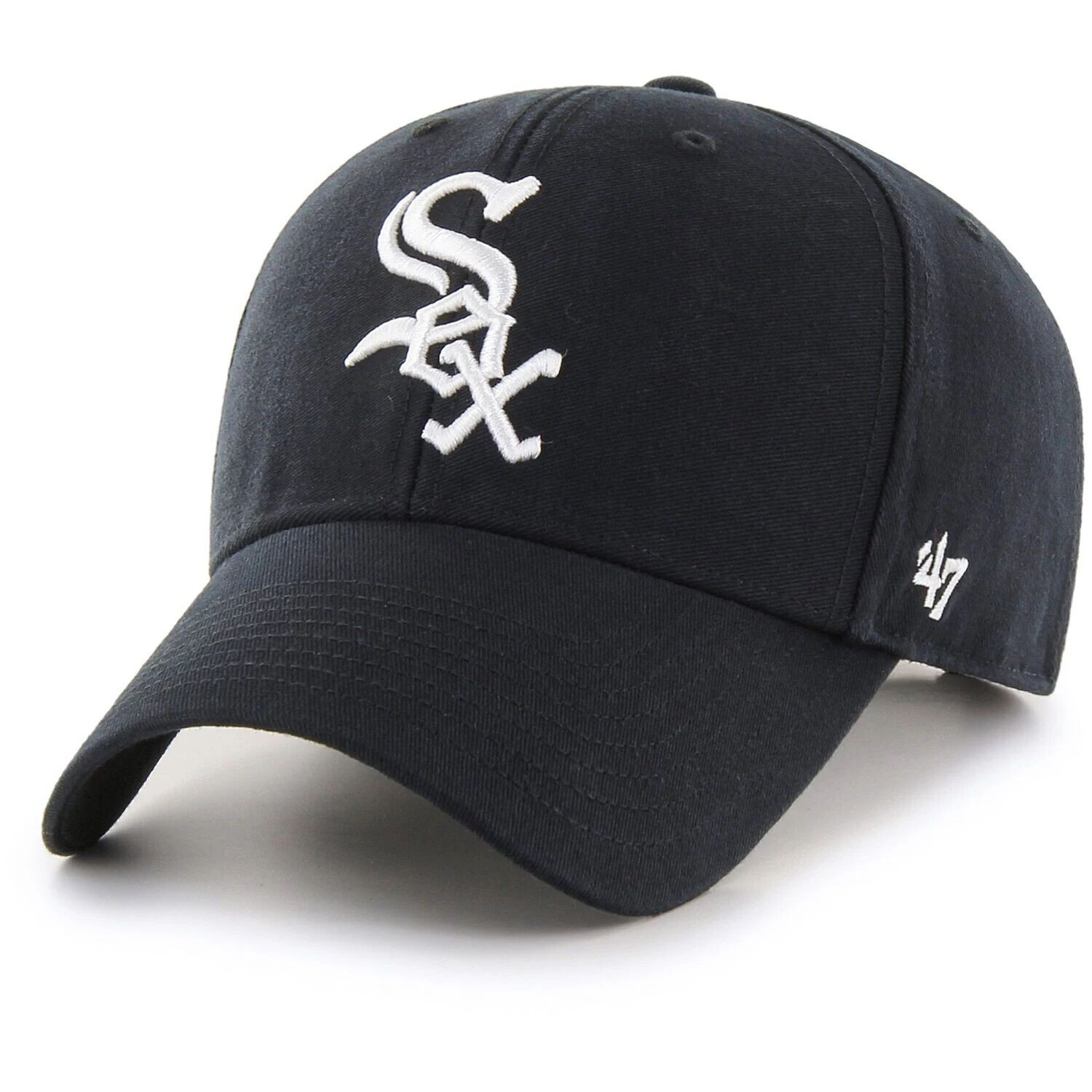 

Мужская регулируемая кепка черного цвета Chicago White Sox Legend MVP '47 черного цвета