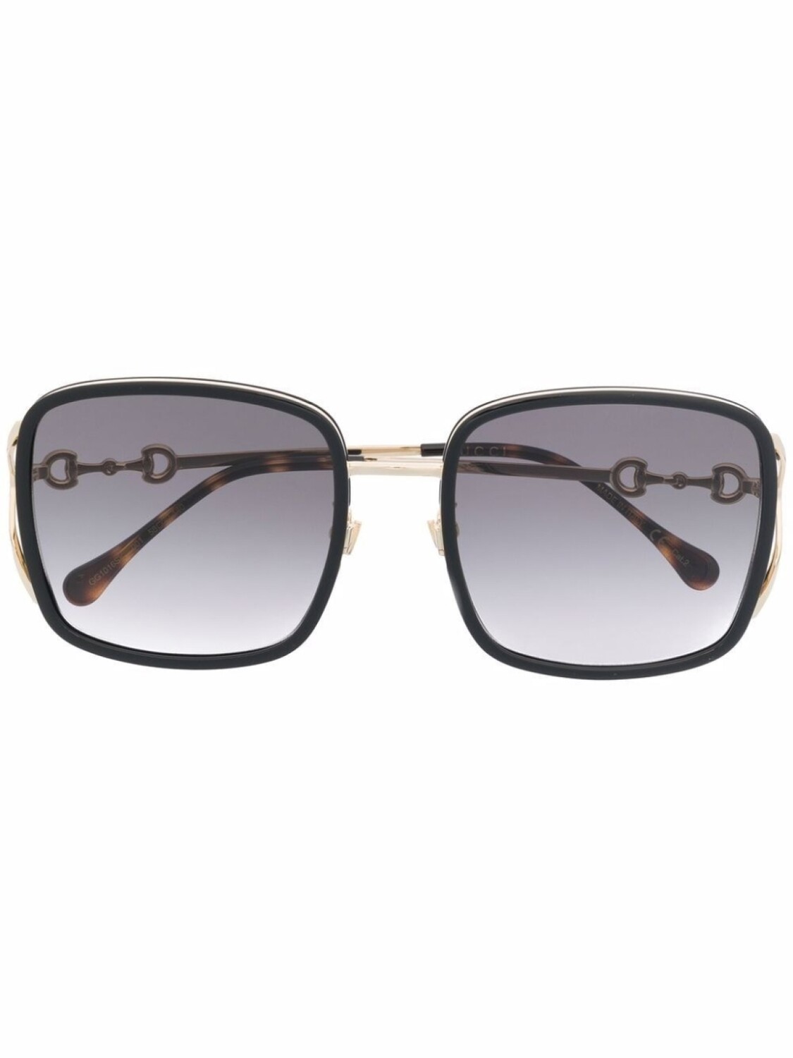 

Gucci Eyewear солнцезащитные очки в квадратной оправе, черный
