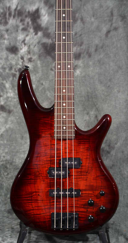 цена Басс гитара Ibanez GSR200SM 4-String bass in Charcoal Brown Burst w/ FREE Same Day Shipping