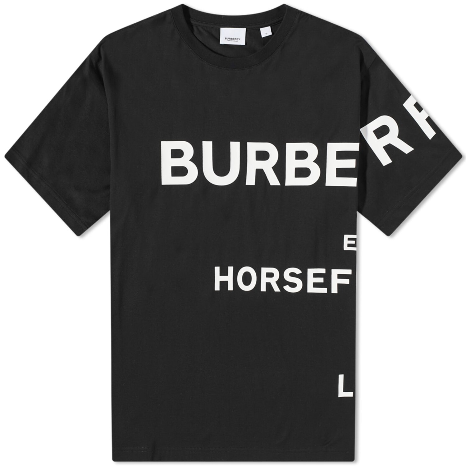 

Футболка Burberry Address Logo, цвет Black & White