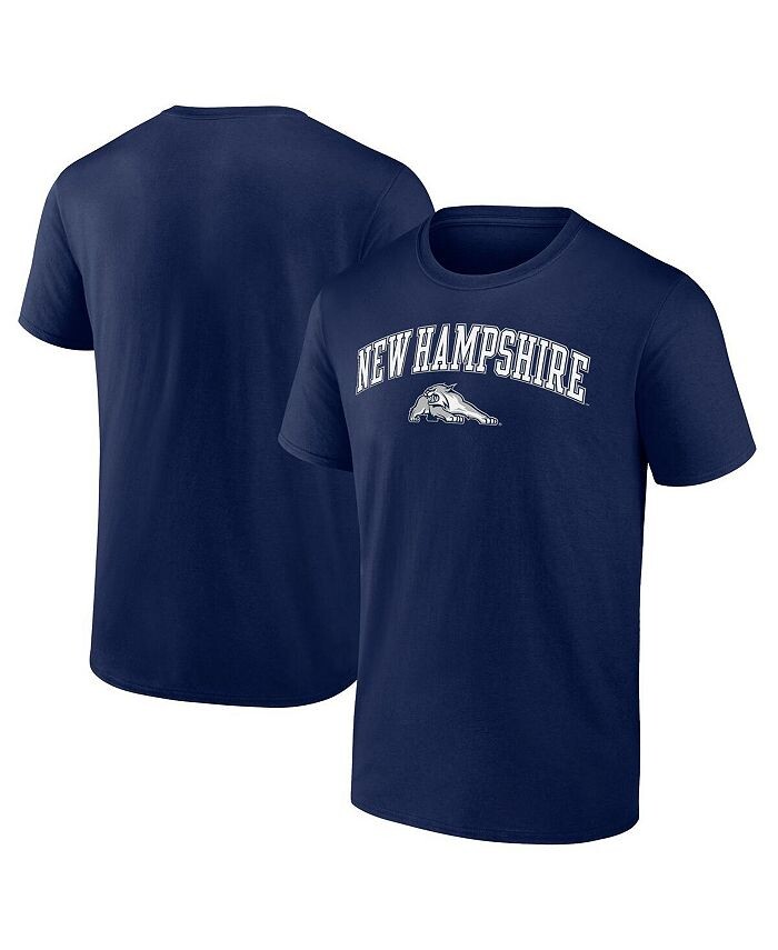 

Мужская темно-синяя футболка с логотипом New Hampshire Wildcats Campus Fanatics, синий