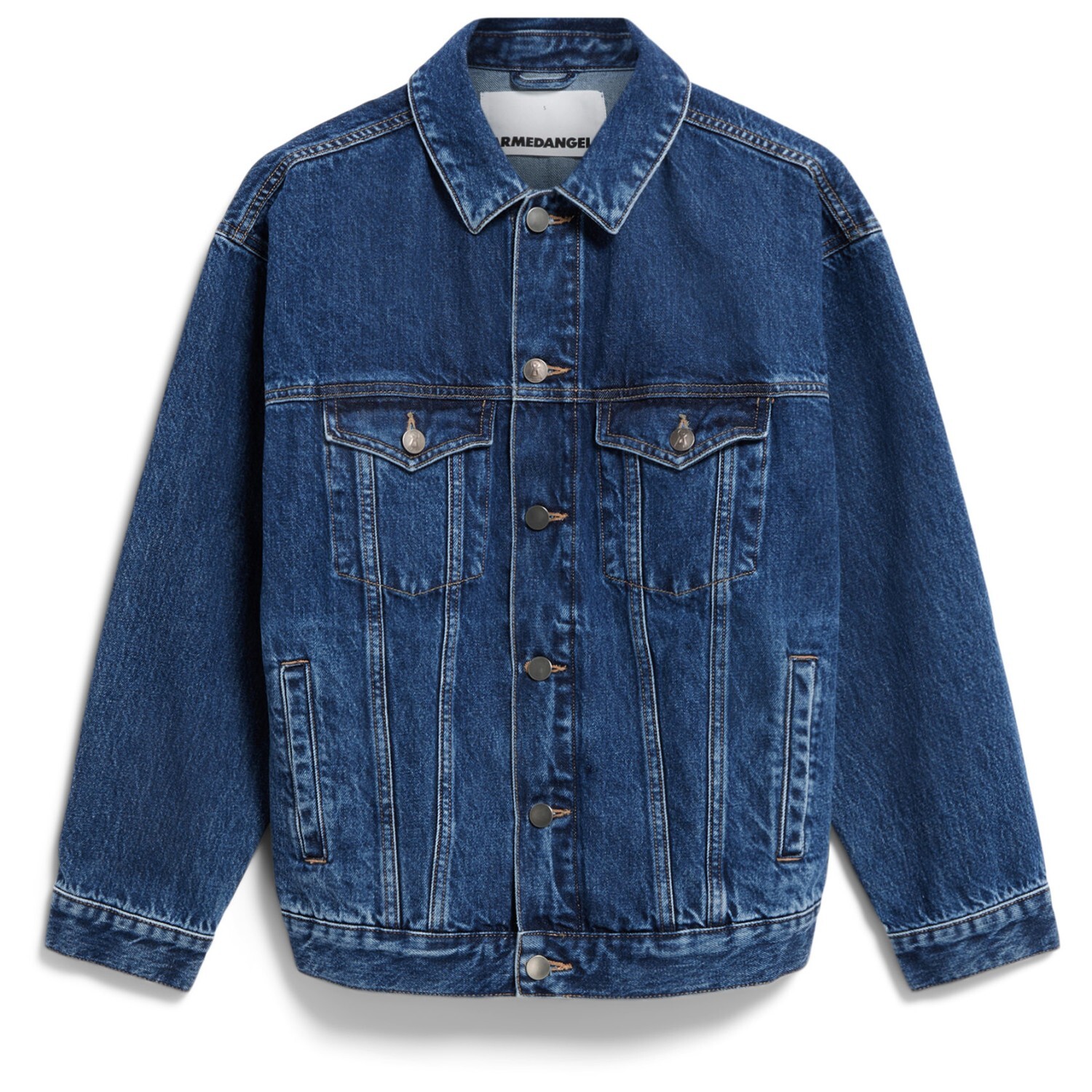 

Повседневная куртка Armedangels Women's Velitaa Oversized, цвет Dark Salty Blue