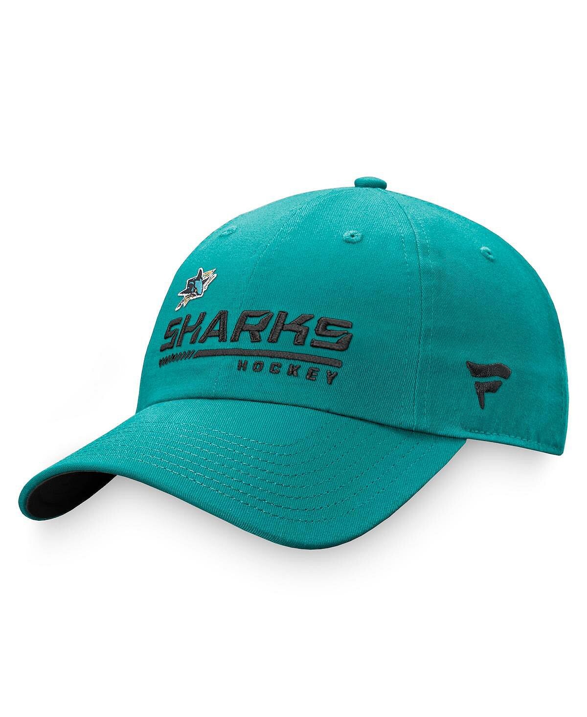 

Мужская фирменная синяя регулируемая кепка команды San Jose Sharks Authentic Pro раздевалки Fanatics