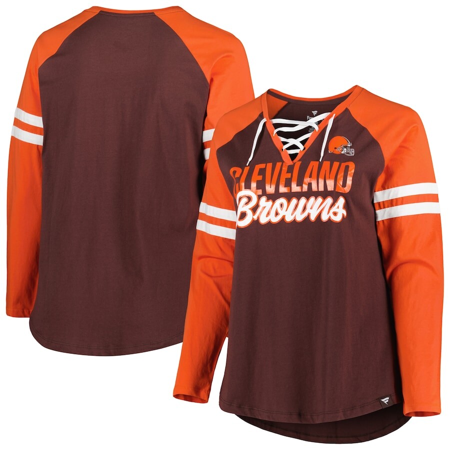 

Футболка с длинным рукавом Fanatics Branded Cleveland Browns, коричневый