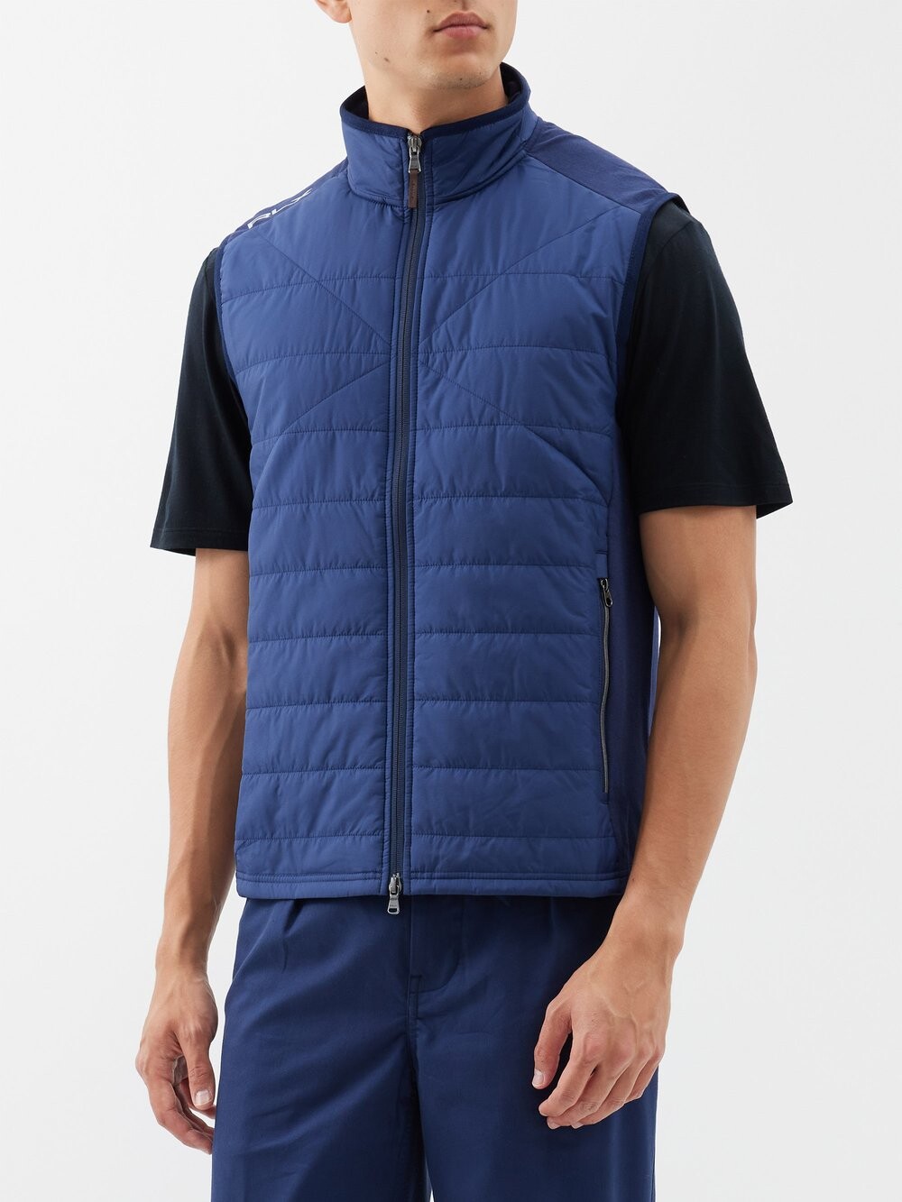 

Гибридный стеганый жилет Polo Ralph Lauren, синий