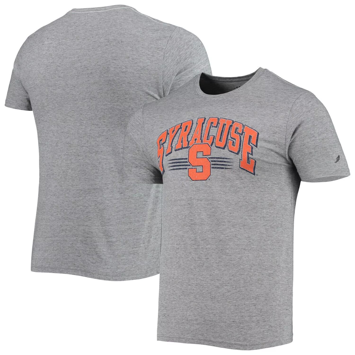 

Мужская футболка League Collegiate Wear серого цвета Syracuse Orange Upperclassman Reclaim из переработанного джерси, Серый