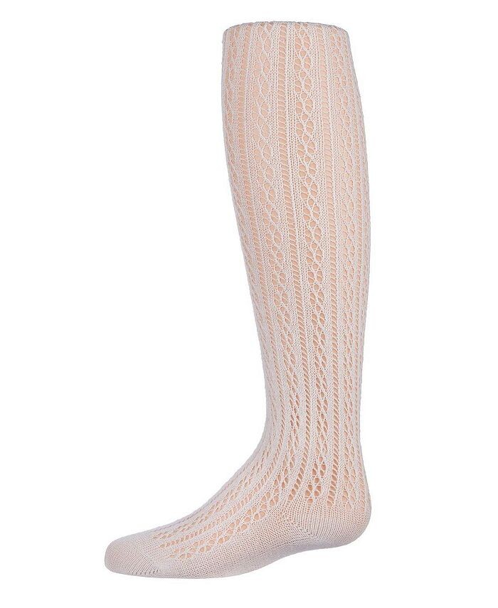 

Колготки из смесового хлопка для девочек Pelerine Stitch MeMoi, белый