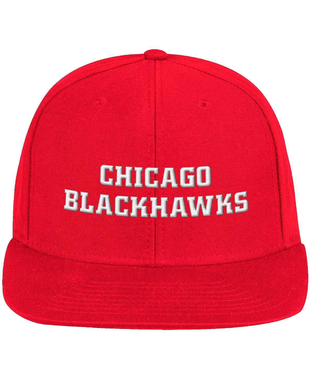 Красная мужская кепка Snapback Chicago Blackhawks adidas