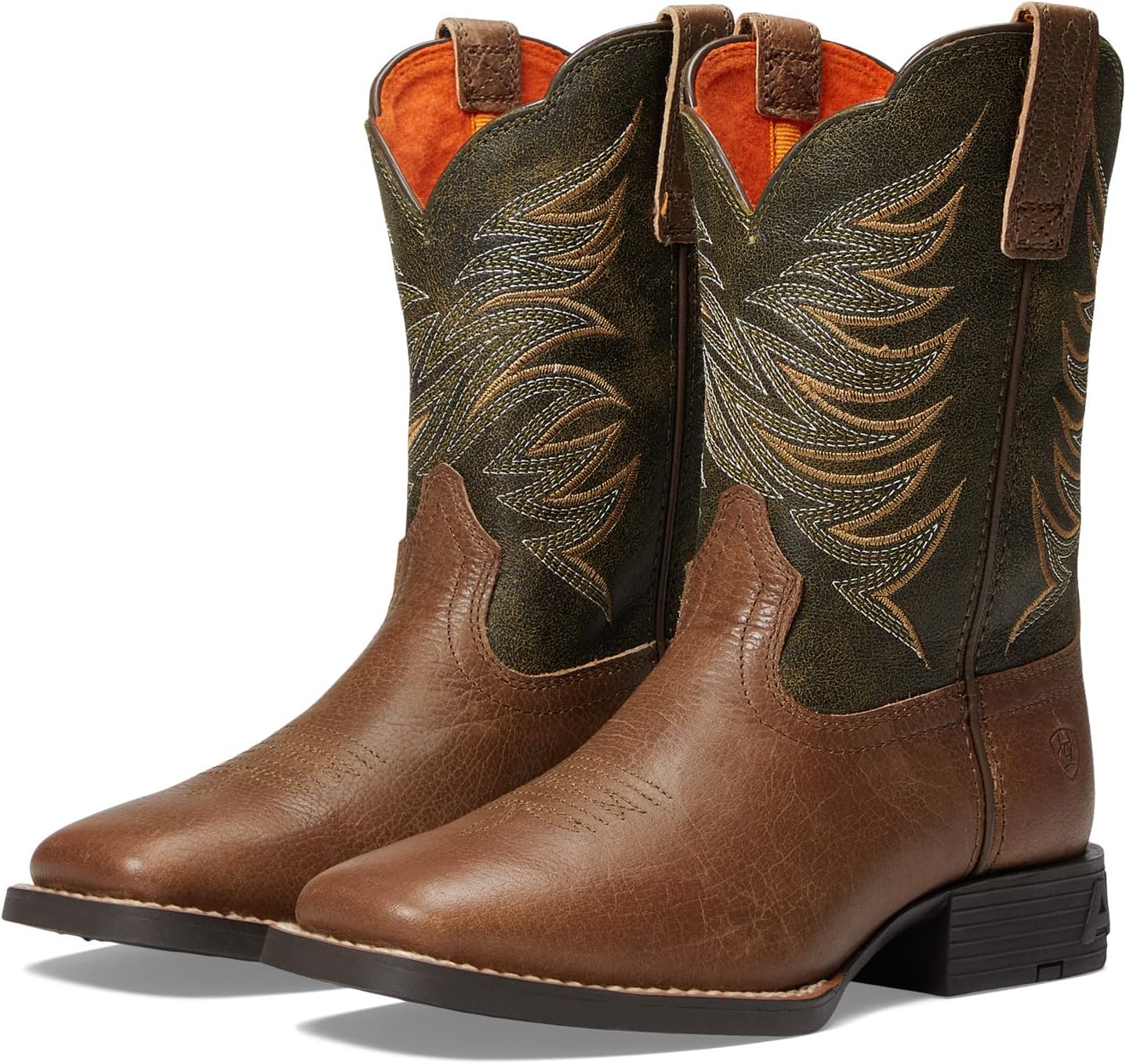 Ковбойские сапоги Firecatcher Western Boot Ariat, цвет Distressed Brown/Alfalfa