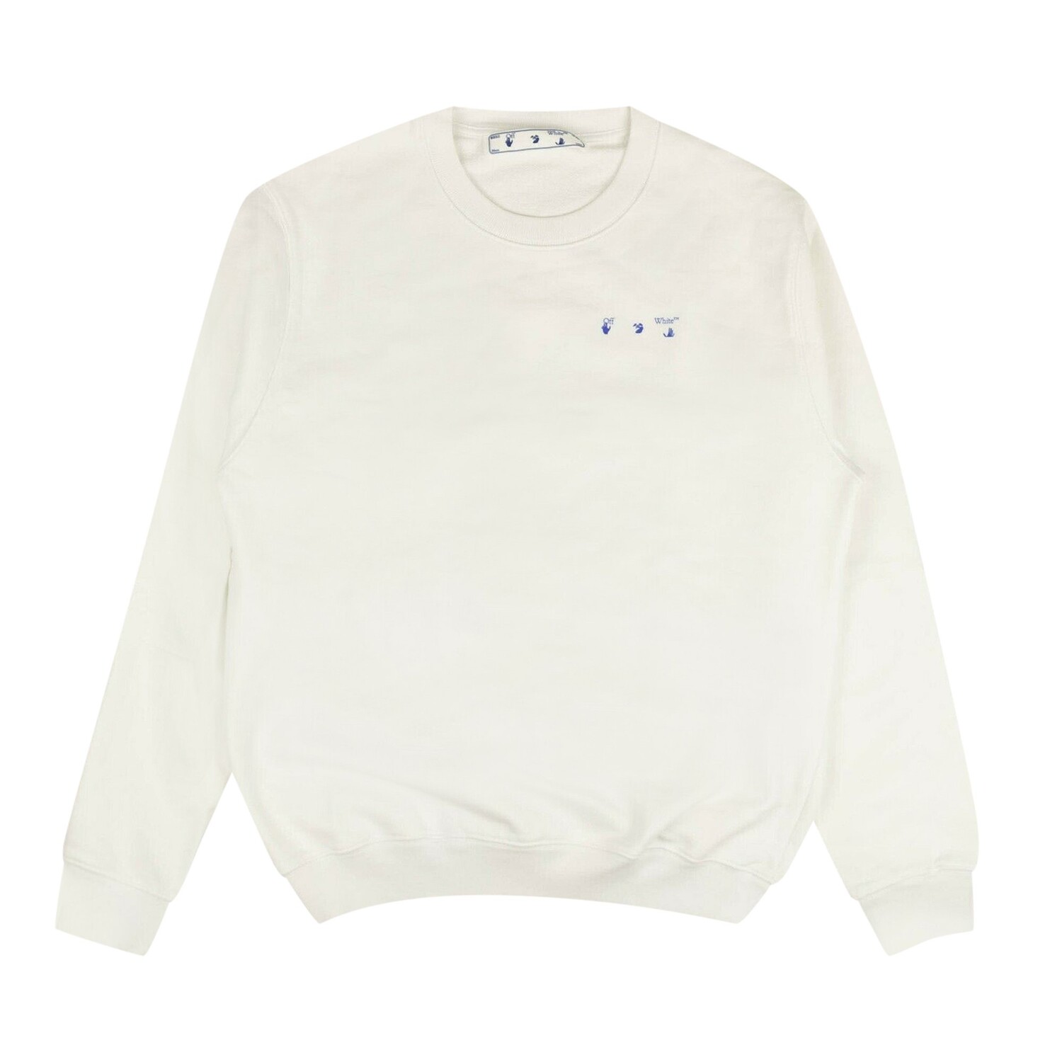 

Off-White Flowers Crewneck Белый/Синий