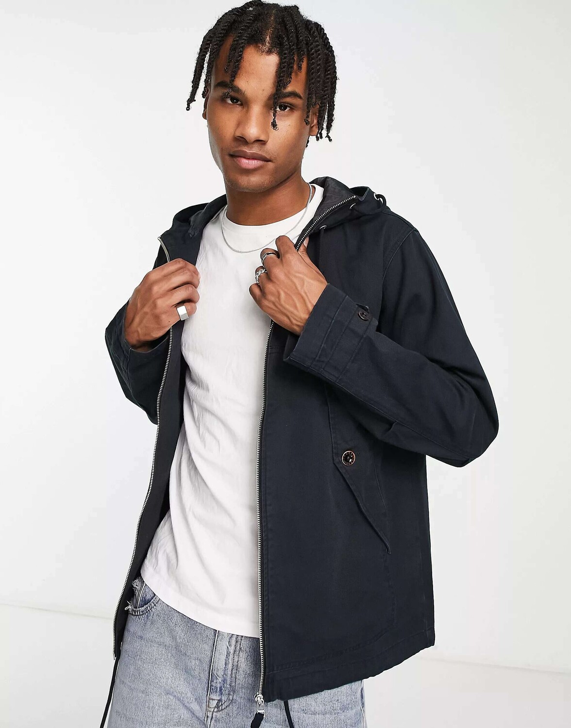

Черная короткая парка Pretty Green sigma, Черный