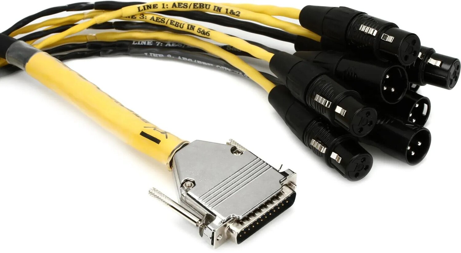 

Avid DB25 — XLR M+F AES/EBU DigiSnake — 12 футов
