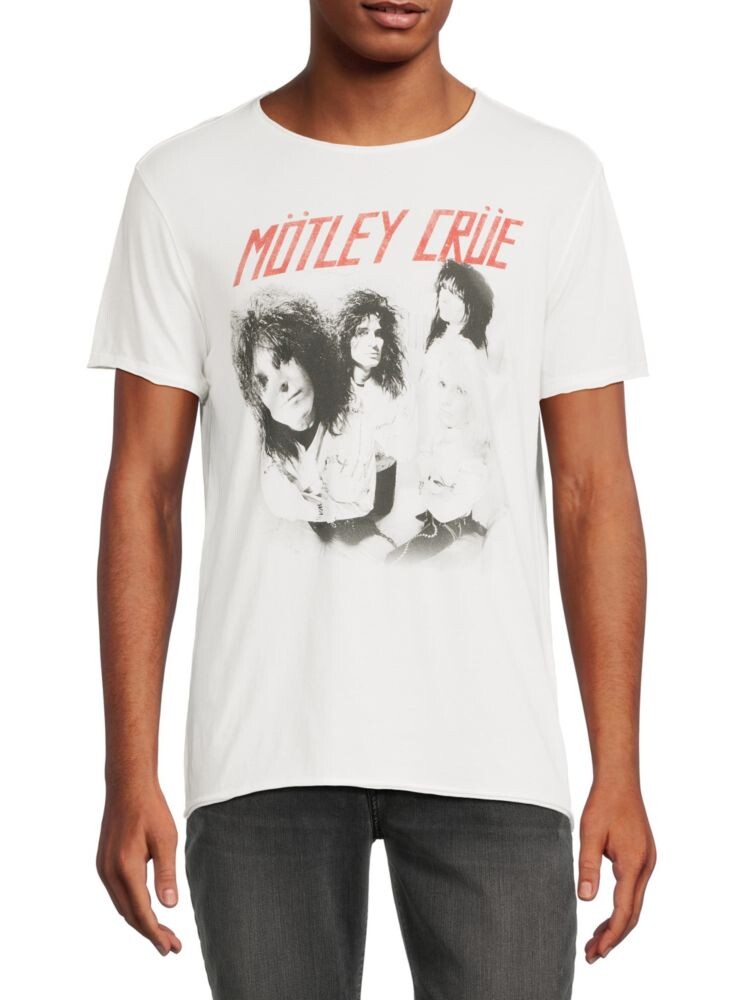 

Футболка с рисунком Motley Crue Raw Edge John Varvatos, цвет Salt