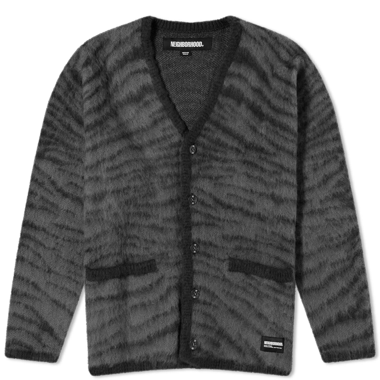 

Кардиган Neighborhood Tiger Patterned Mohair, черный