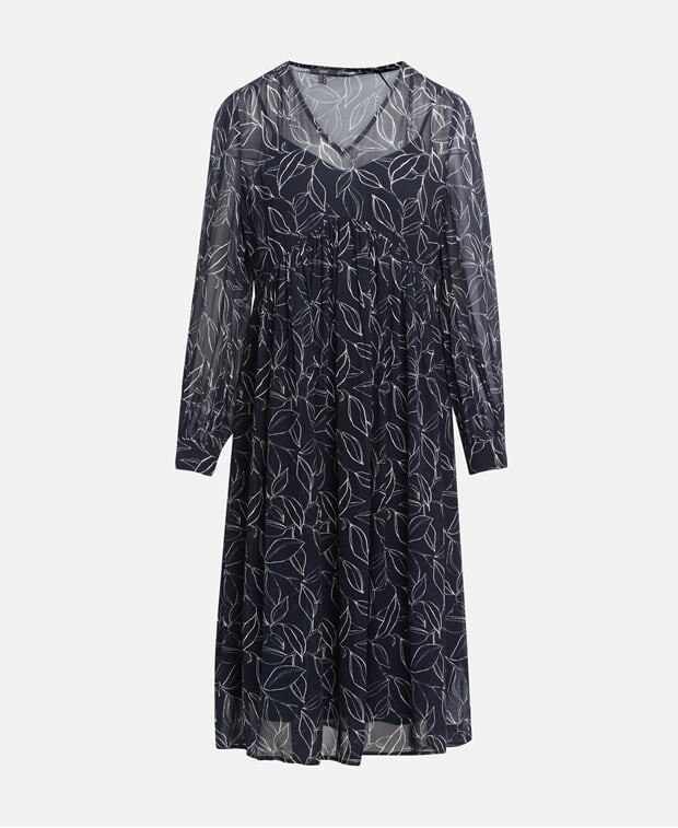 

Повседневное платье Esprit Collection, темно-синий