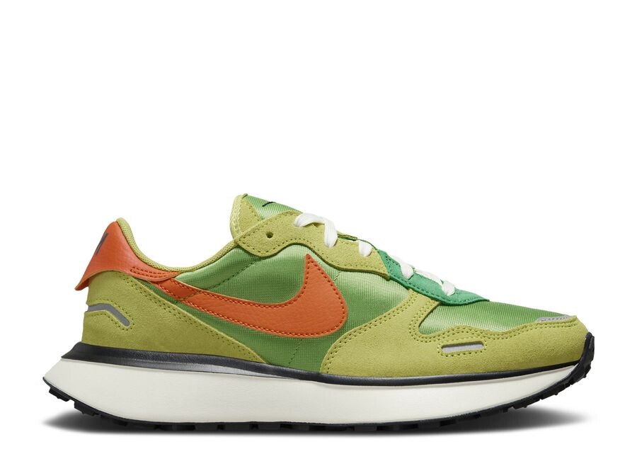 

Кроссовки Nike Wmns Phoenix Waffle 'Chlorophyll Safety Orange', зеленый