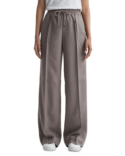 

Широкие брюки Petites Sunnie REISS, цвет Brown
