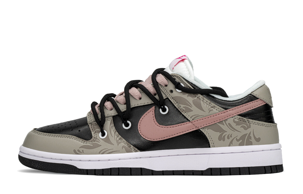 

Кроссовки Nike Dunk Skateboarding Shoes Women's Low-top Brown, коричневый