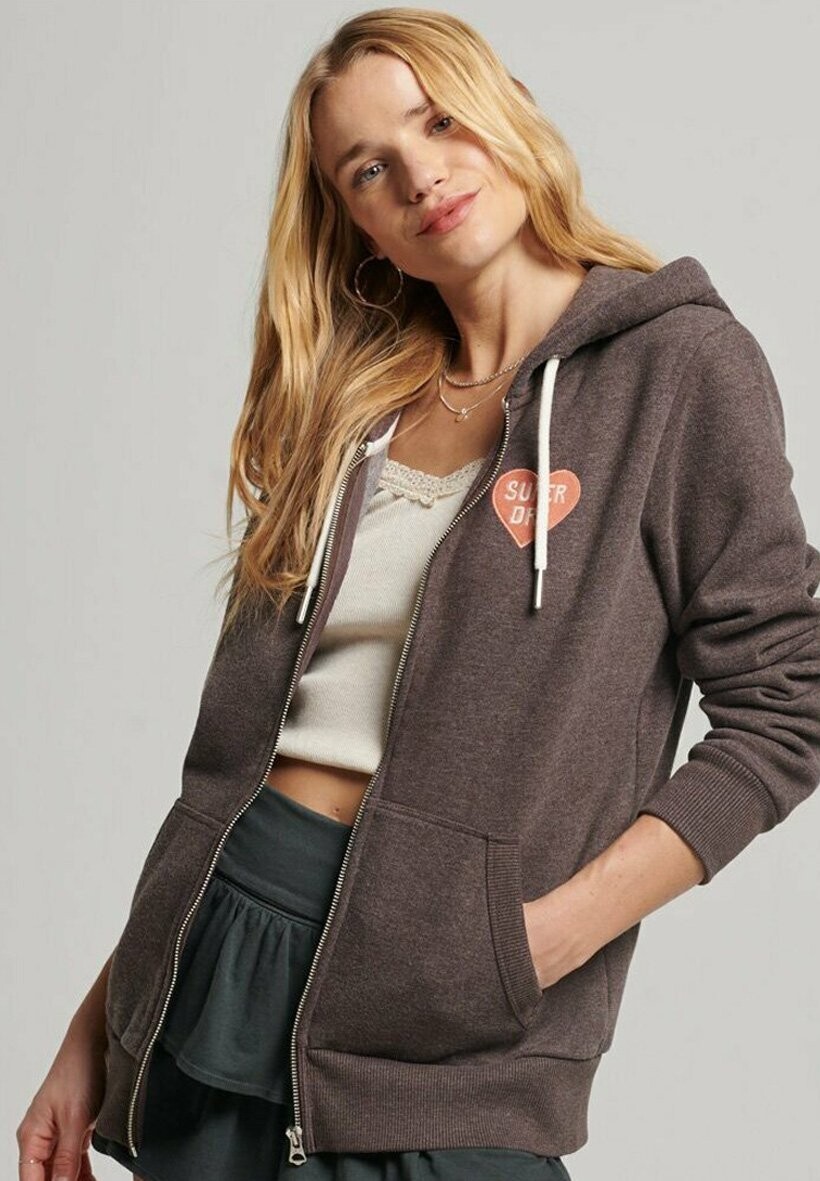 

Толстовка на молнии Superdry, Серый