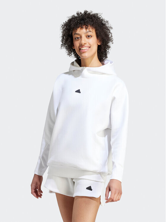 

Толстовка свободного кроя Adidas, белый