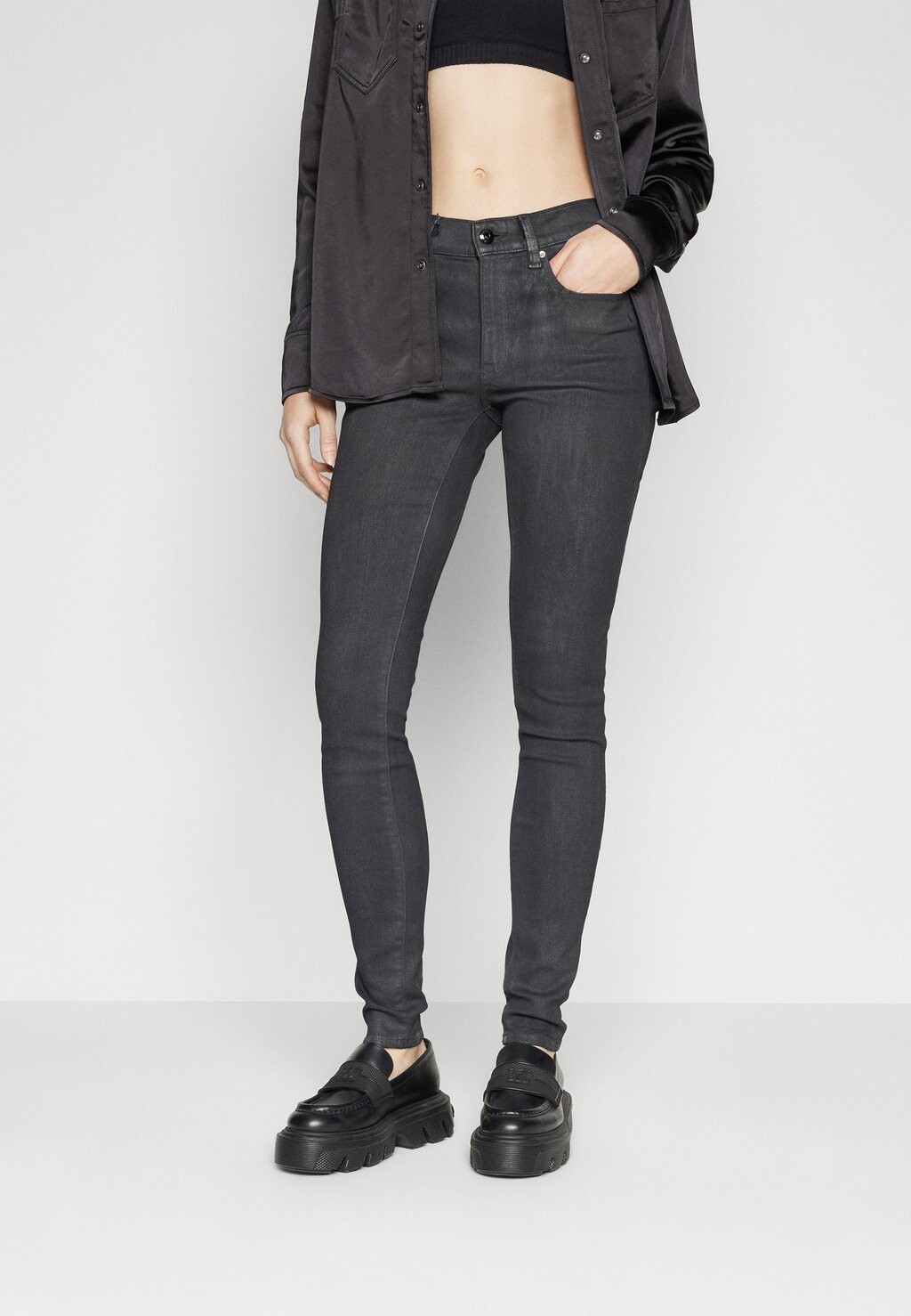 

Джинсы Skinny Fit LHANA SKINNY G-Star, черный