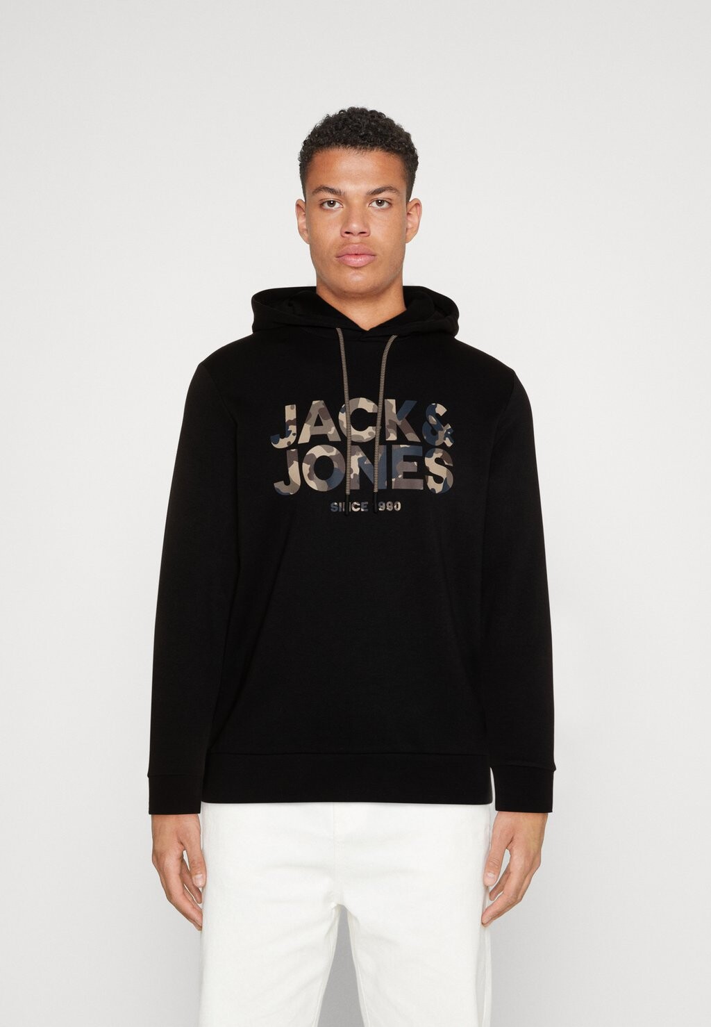 

Толстовка Jack & Jones, черный Jjjames Hood, черный