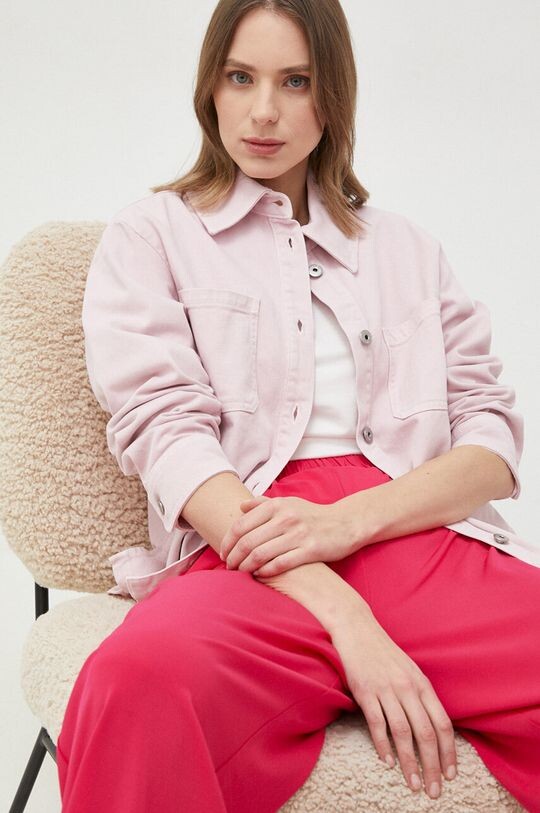 

Джинсовая куртка Weekend Max Mara, розовый