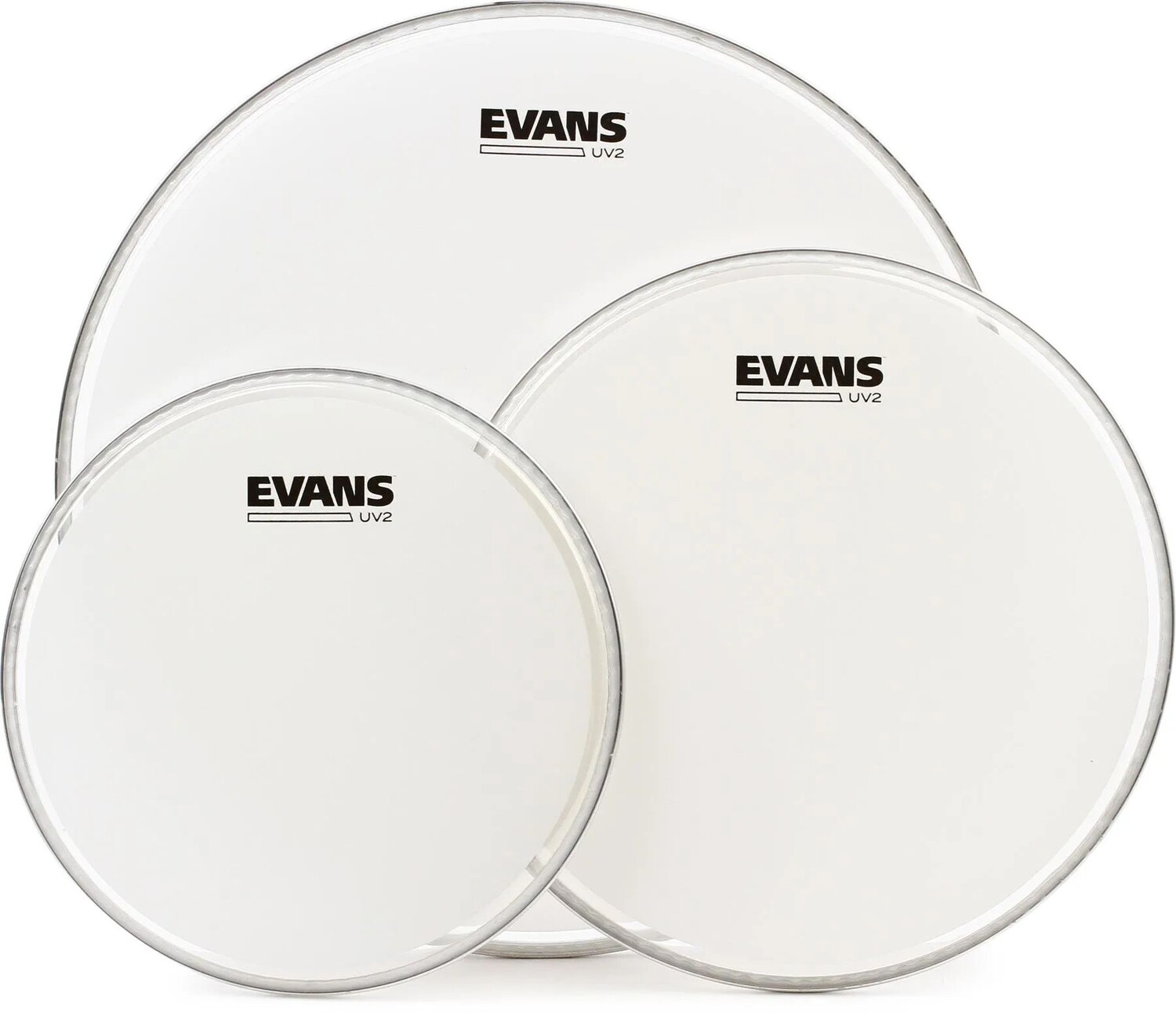 

Набор Tom из трех предметов с покрытием Evans UV2 — 10/12/16 дюймов