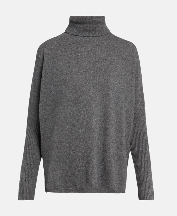 

Кашемировый джемпер с высоким воротником Notshy Cashmere, серый