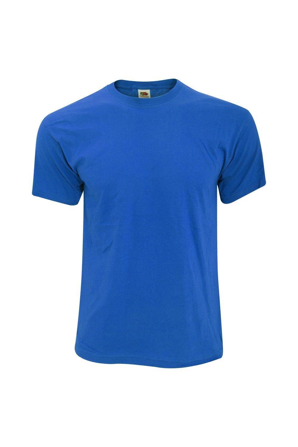 Оригинальная полноразмерная футболка Screen Stars с короткими рукавами Fruit of the Loom, синий