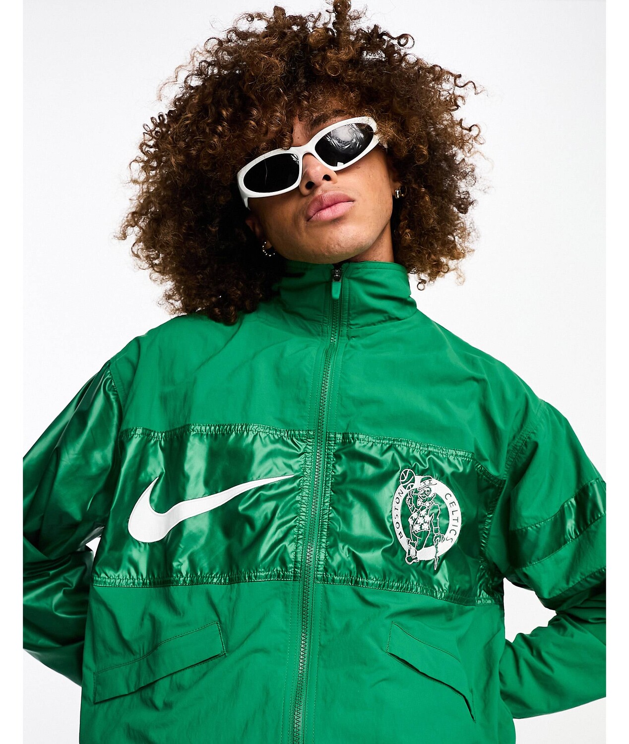 

Зеленая куртка унисекс Nike Basketball NBA Unisex Boston Celtics, Зеленый