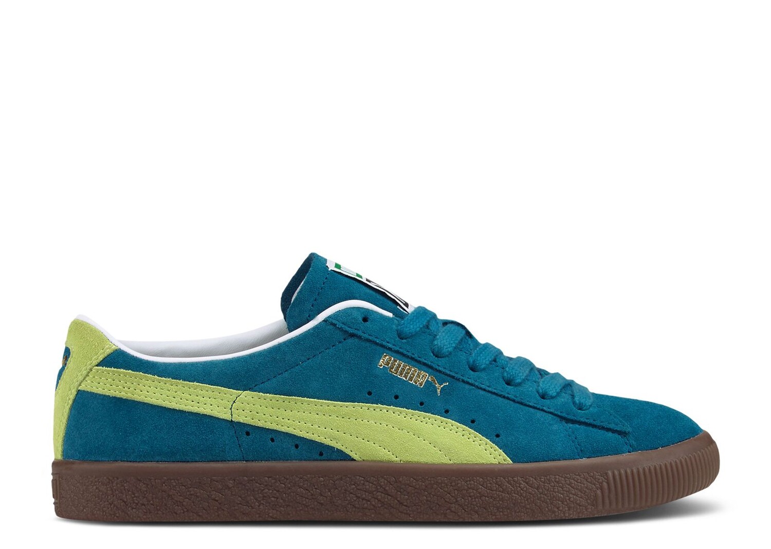 

Кроссовки Puma Suede Vintage 'Blue Coral Yellow Alert', синий