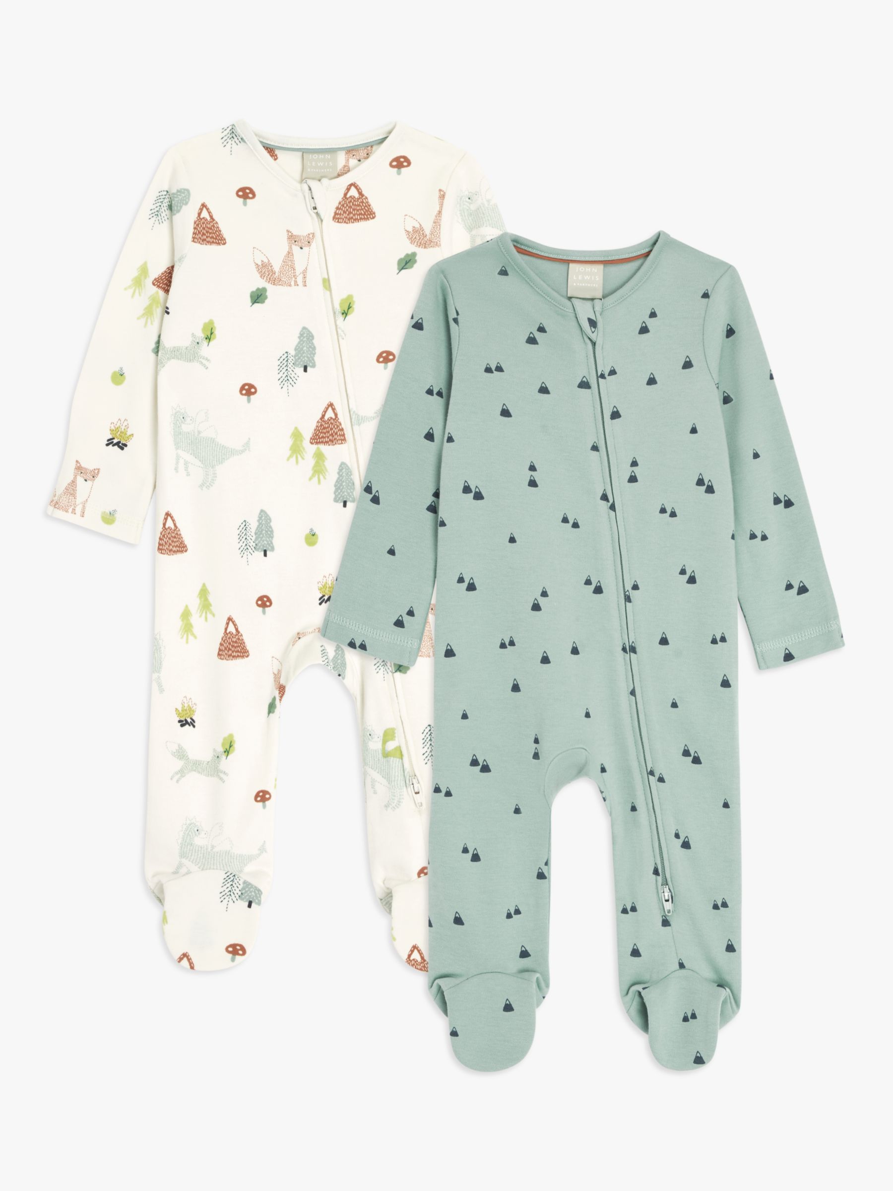 

Комбинезон для сна John Lewis baby Woodland Dragon, комплект из 2 комплектов