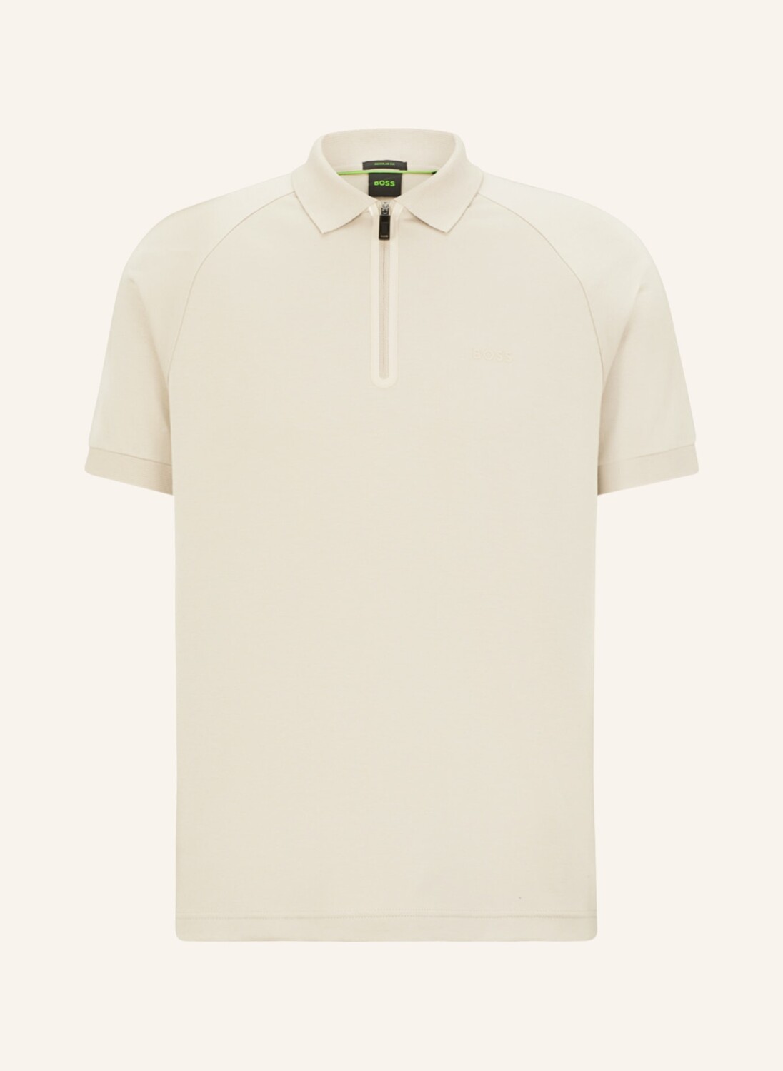 

Рубашка поло BOSS Jersey PHILIX Regular Fit, бежевый