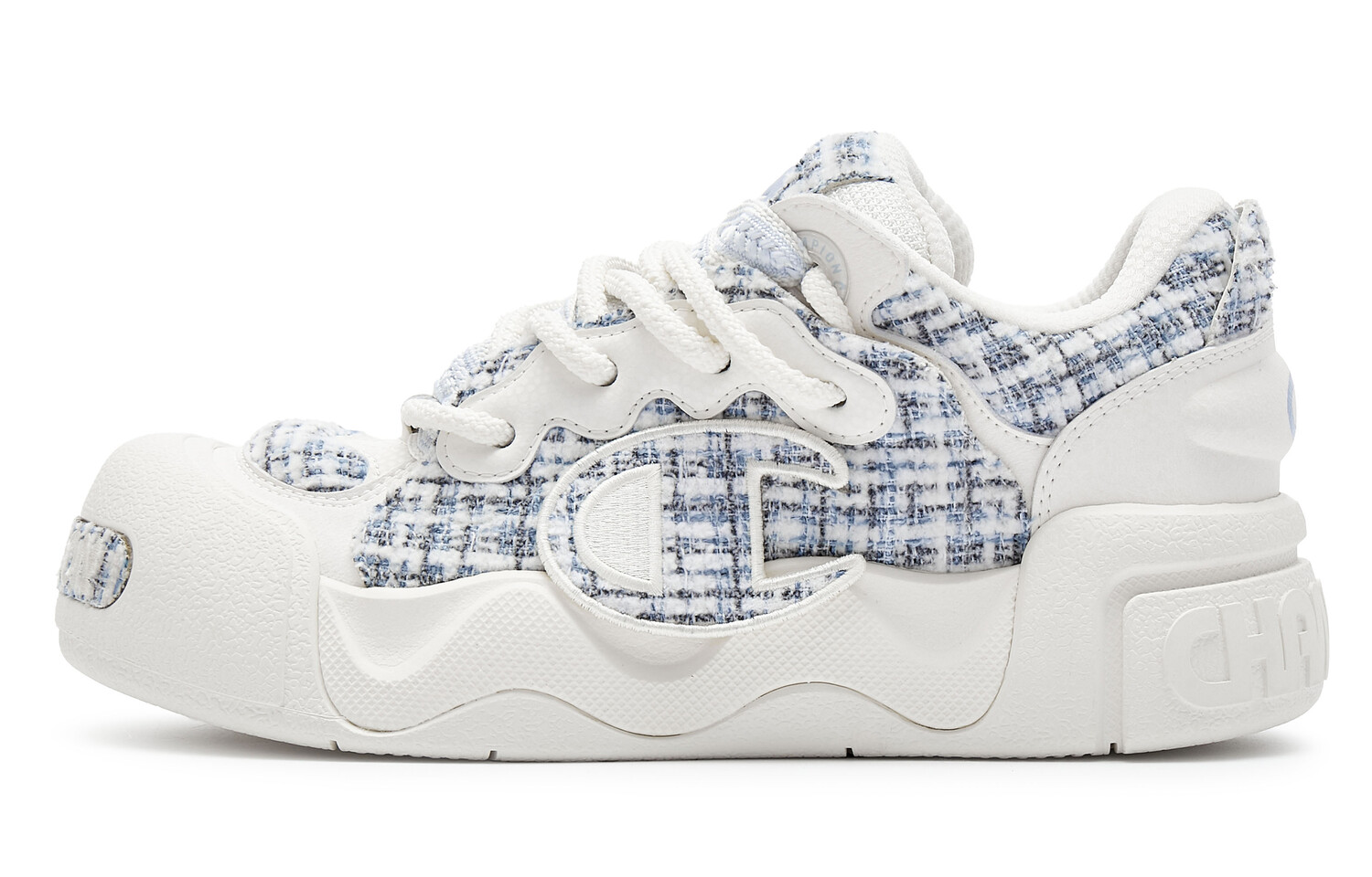 

Кроссовки Champion Skateboarding Shoes Women's Low-top Ballet Blue/cream White, синий