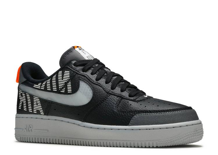 Nike air force on sale 1 under construction black