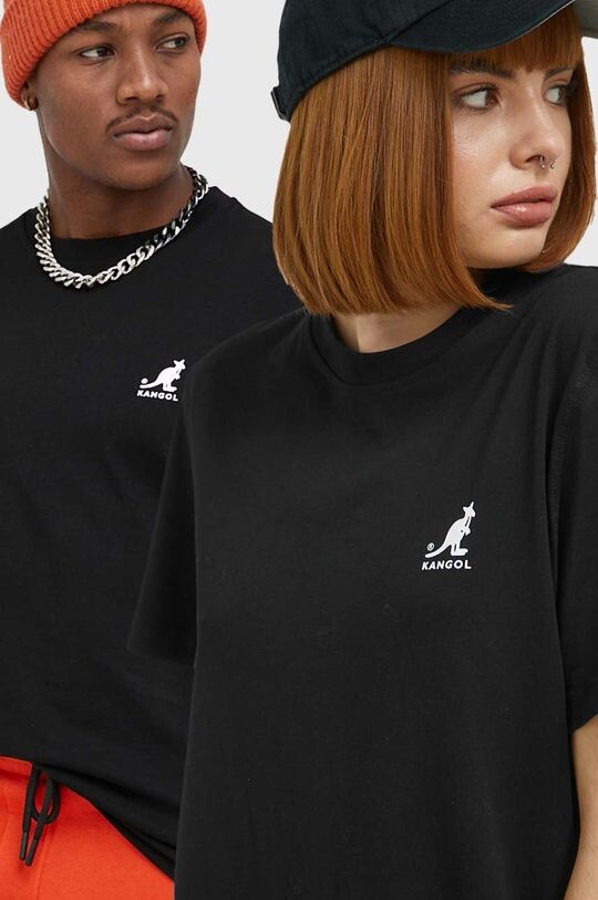 

Хлопковая футболка Kangol, черный
