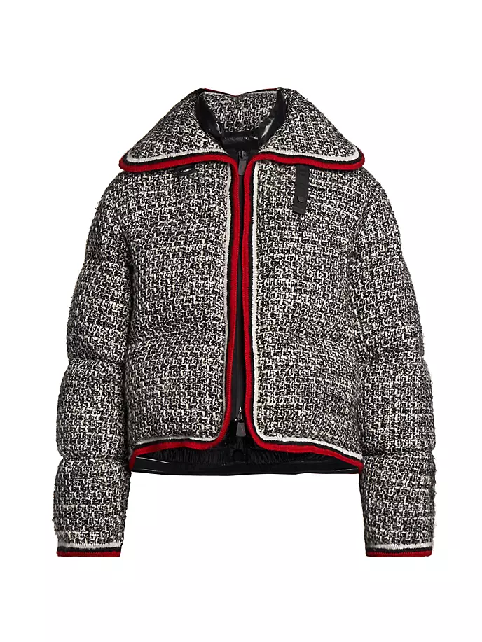 

Твидовый пуховик Apres Ski Eterlou Moncler Grenoble, белый