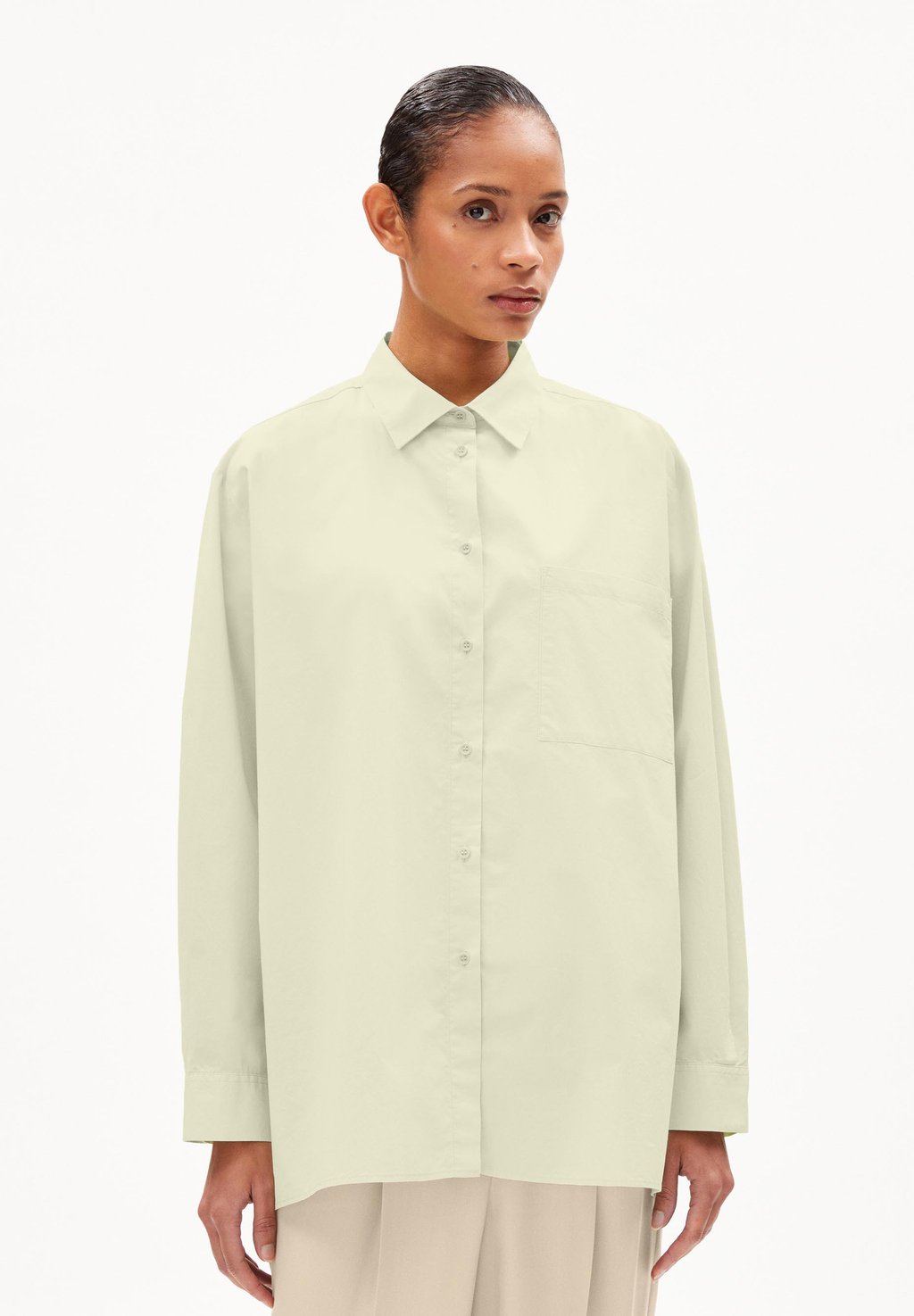 Блузка-рубашка EALGAA ARMEDANGELS, цвет pastel green цена и фото