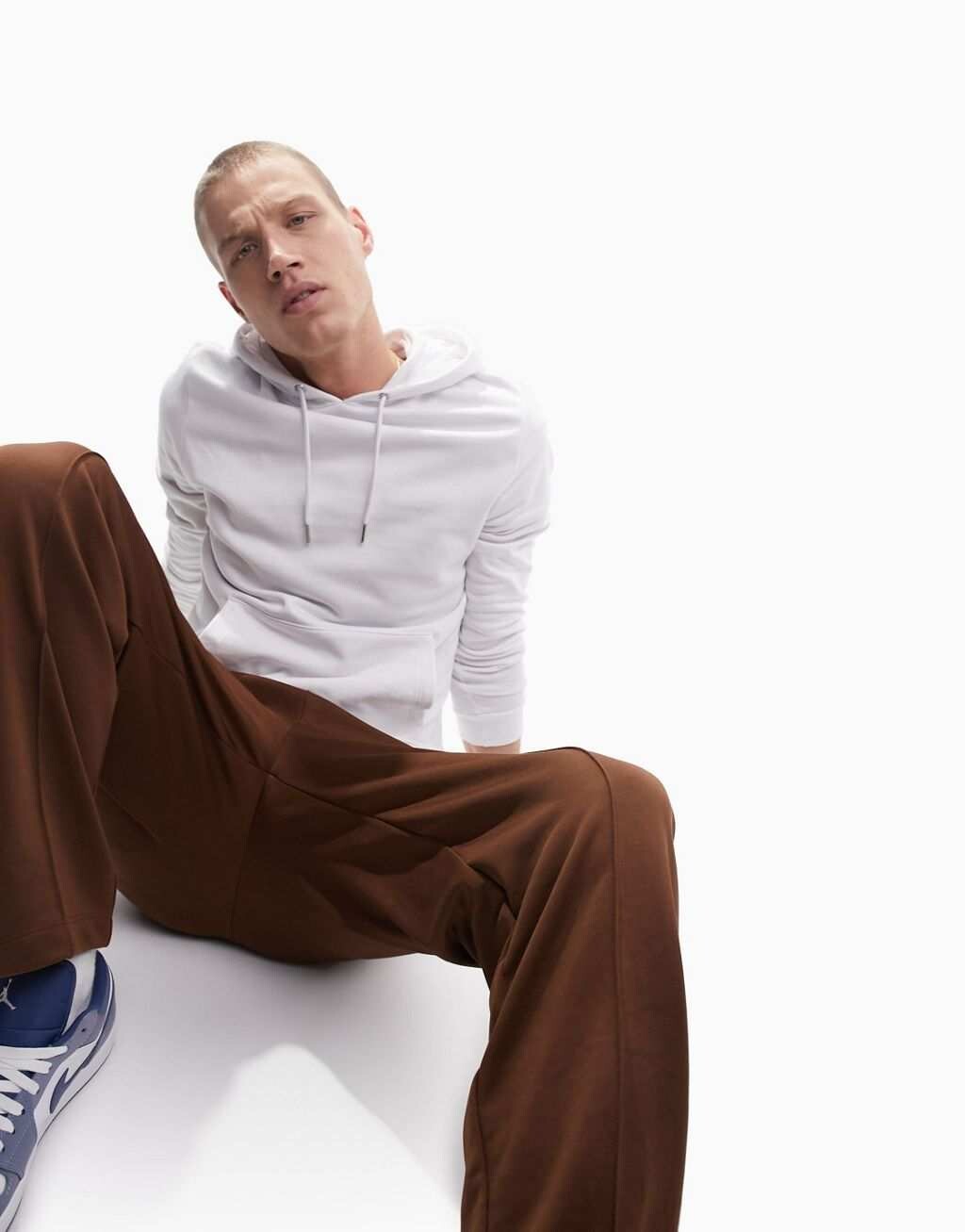 

Белое худи ASOS DESIGN, Белый