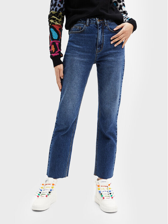 

Джинсы прямого кроя Desigual, синий