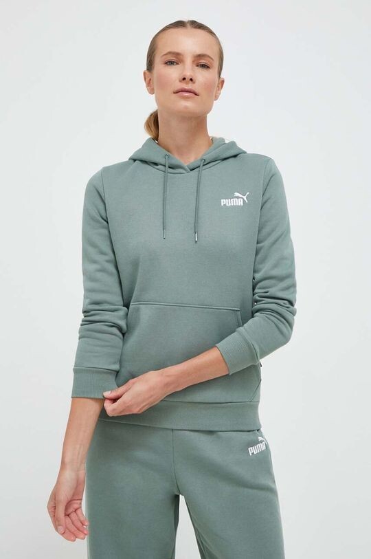 

Толстовка Пума Puma, зеленый