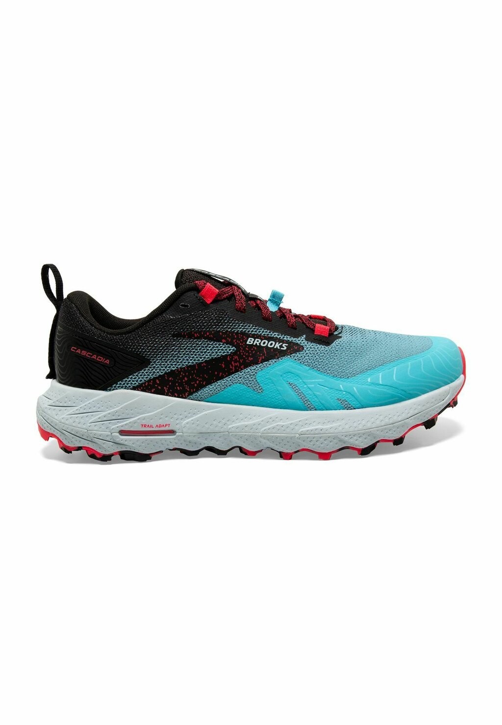 цена Кроссовки для бега по пересеченной местности CASCADIA 17 Brooks, цвет bluefish black diva pink