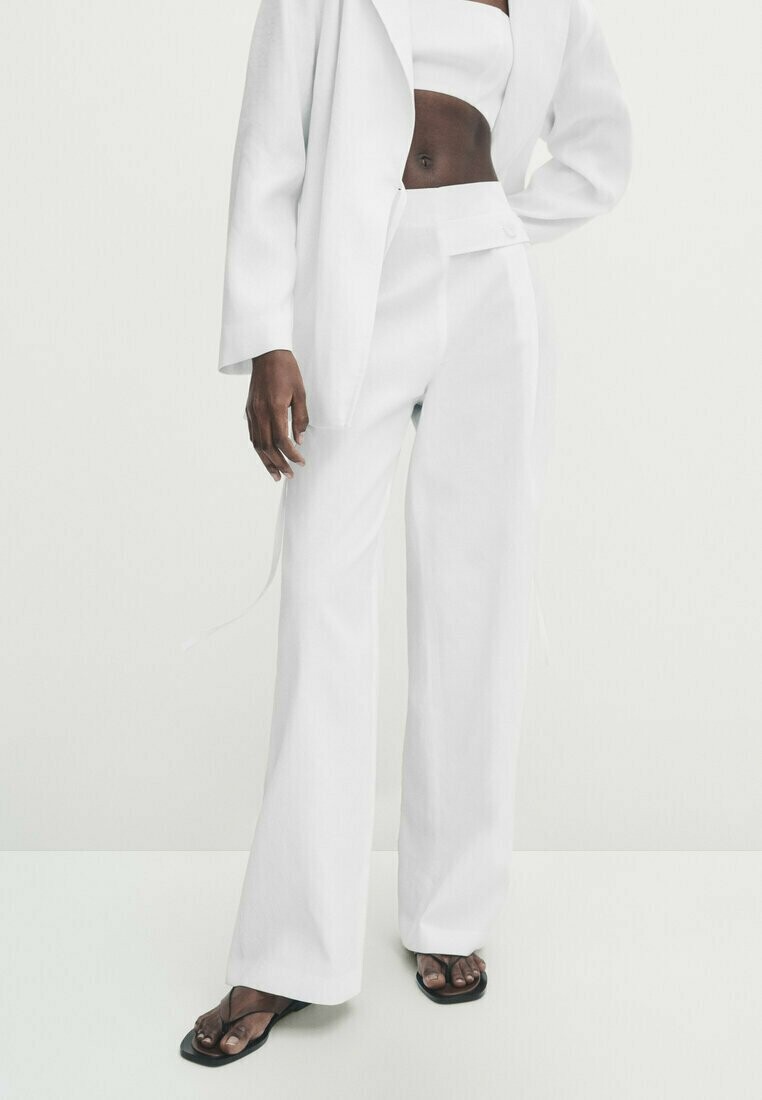 

Брюки Massimo Dutti, белый