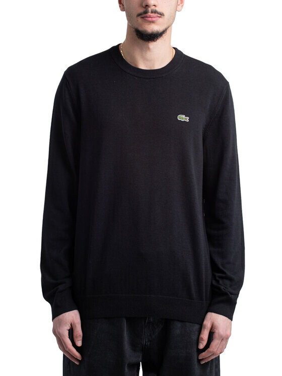 

Свитер обычного кроя Lacoste, черный