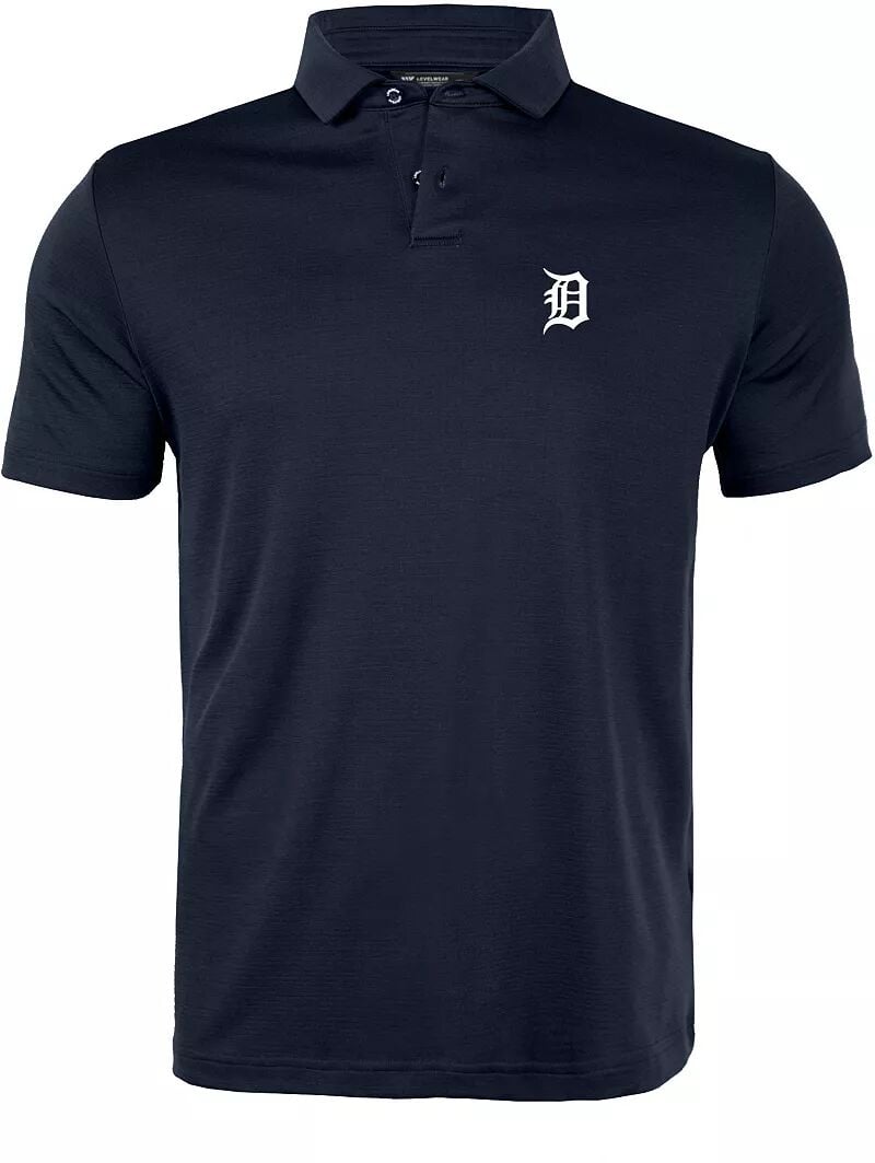 

Мужская темно-синяя рубашка-поло Detroit Tigers Duval Levelwear