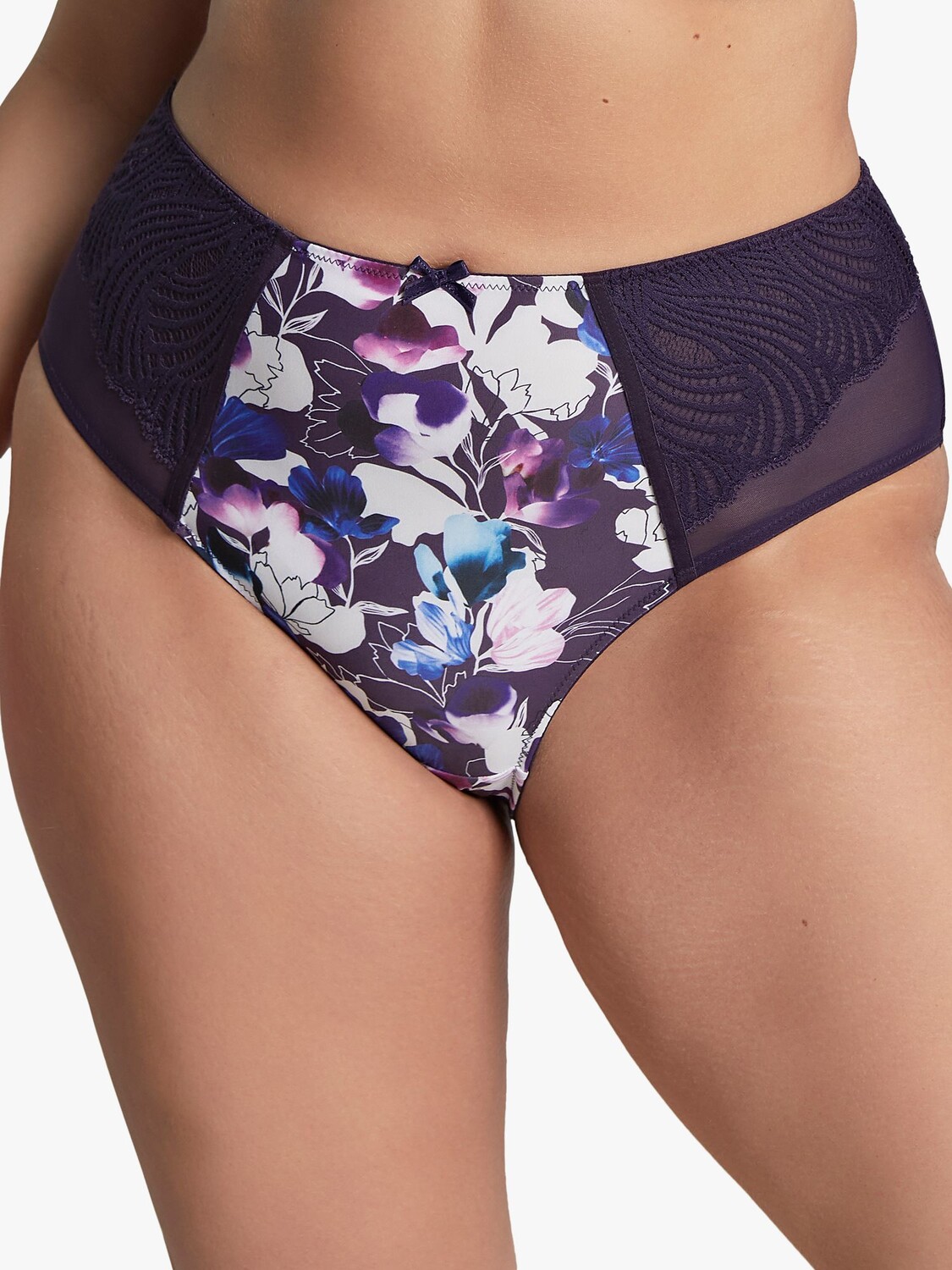 

Panache Sculptresse Arianna Полные трусики с высокой талией, цвет Damson