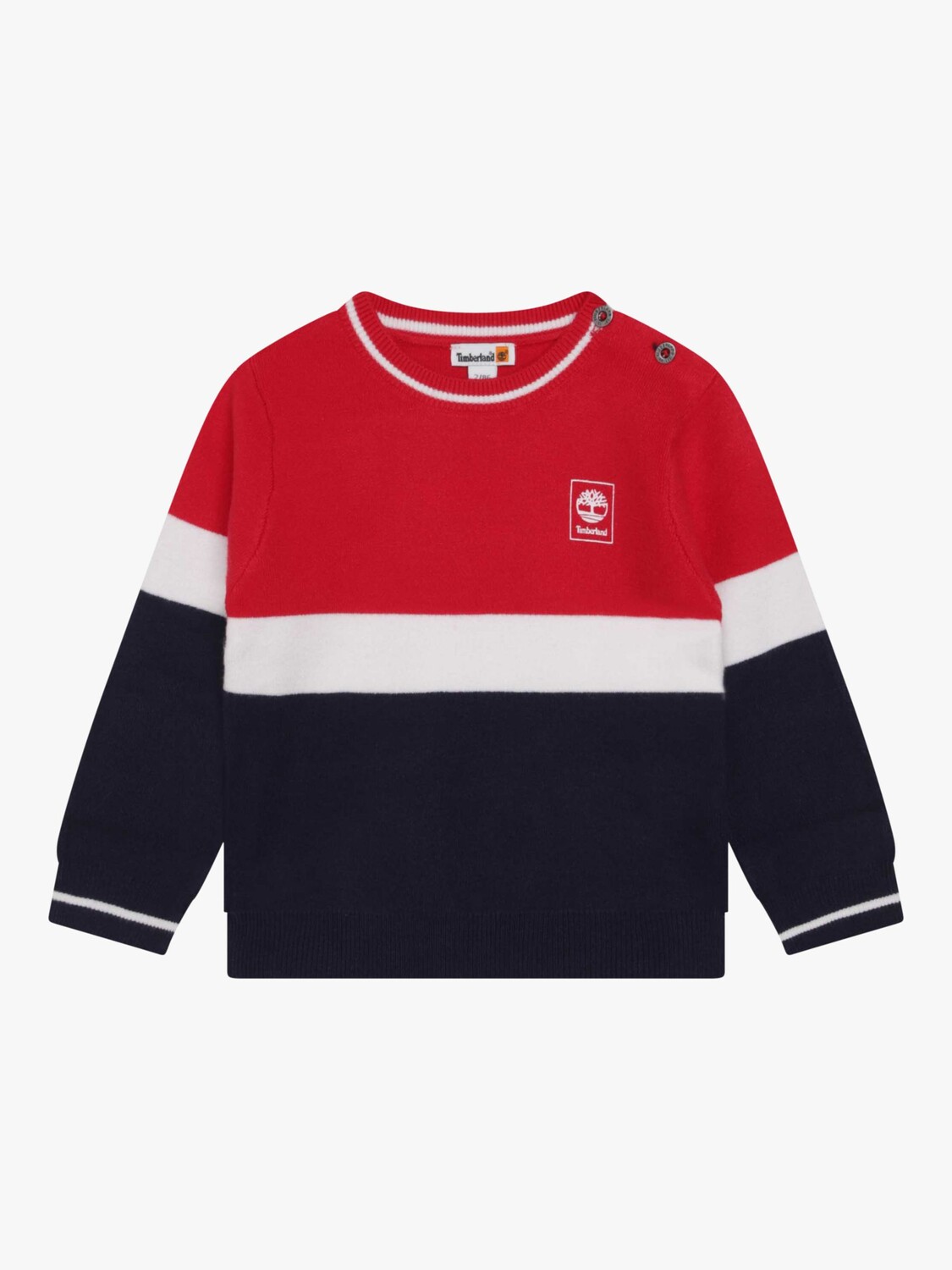 

Джемпер с логотипом Timberland Baby Color Block, оранжевый коралловый